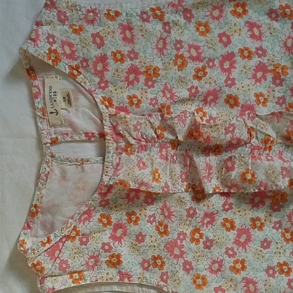 Lands' End Kids Girls Sleeveless Shirt - Picture 2 of 3